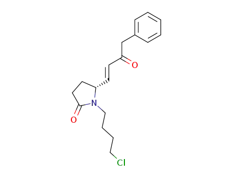 2-Pyrrolidinone, 1-(4-chlorobutyl)-5-[(1E)-3-oxo-4-phenyl-1-butenyl]-,
(5R)-