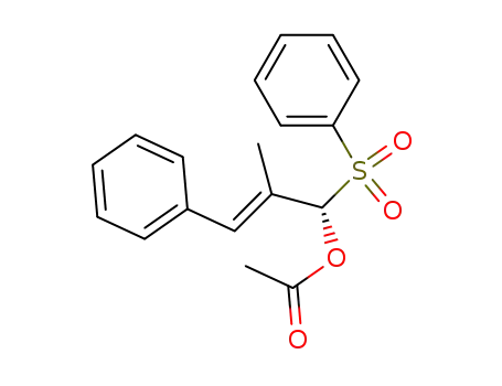 (E,S)-1-acetoxy-2-methyl-1-phenylsulfonyl-3-phenyl-2-propene