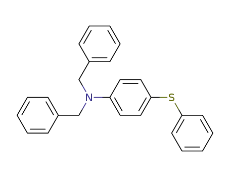 Benzenemethanamine, N-(phenylmethyl)-N-[4-(phenylthio)phenyl]-
