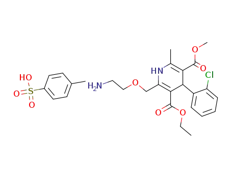 Molecular Structure of 852990-75-1 (amlodipine p-toluene sulfonate)