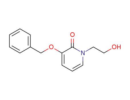2(1H)-Pyridinone, 1-(2-hydroxyethyl)-3-(phenylmethoxy)-