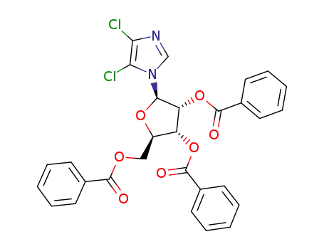 4,5-dichloro-1-(2,3,5-tri-O-benzoyl-β-D-ribofuranosyl)imidazole