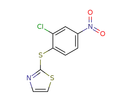 Thiazole, 2-[(2-chloro-4-nitrophenyl)thio]-