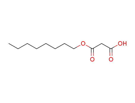 Molecular Structure of 196503-34-1 (Propanedioic acid, monooctyl ester)