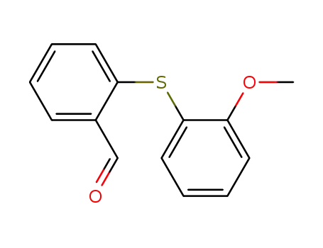 Molecular Structure of 83193-30-0 (Benzaldehyde, 2-[(2-methoxyphenyl)thio]-)