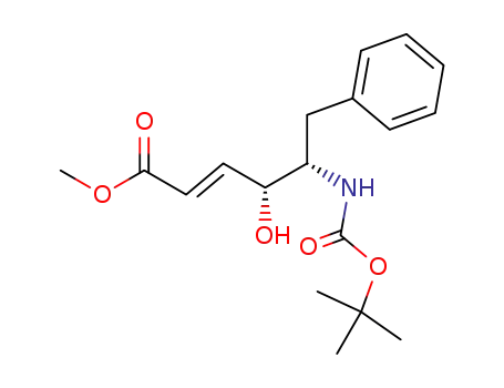 (4R,5S)-5-[(tert-butoxycarbonyl)amino]-4-hydroxy-6-phenyl-(E)-2-hexenoate