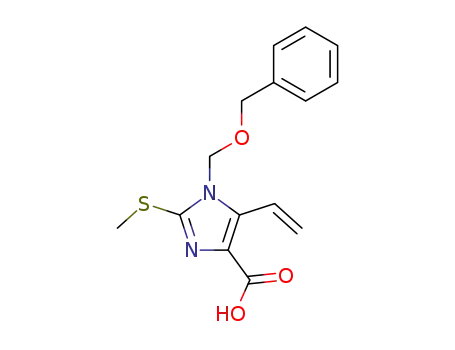1-benzyloxymethyl-2-methylsulfanyl-5-vinylimidazole-4-carboxylic acid
