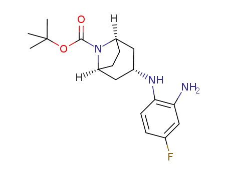endo-tert-butyl (1R,5S)-3-[(2-amino-4-fluorophenyl)amino]-8-azabicyclo[3.2.1]octane-8-carboxylate