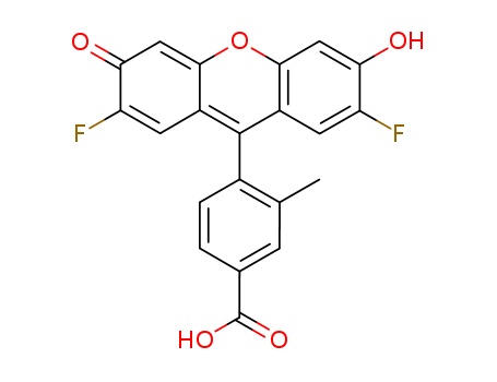 Benzoic acid,
4-(2,7-difluoro-6-hydroxy-3-oxo-3H-xanthen-9-yl)-3-methyl-