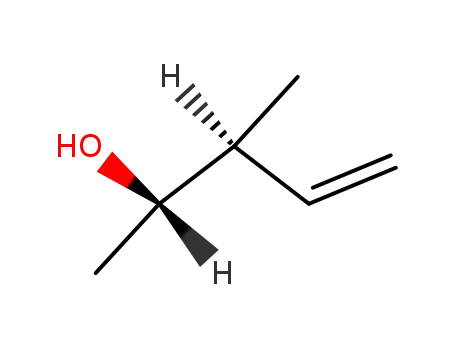 Molecular Structure of 99438-31-0 (4-Penten-2-ol, 3-methyl-, (2S,3S)-)