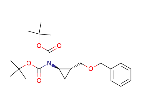 (R,R)-O-(benzyl)-{2-[N-(bis-boc)-amino]cyclopropyl}methanol