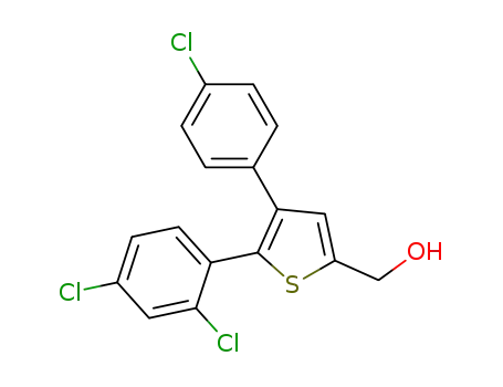 [4-(4-chlorophenyl)-5-(2,4-dichlorophenyl)-2-thienyl]methanol