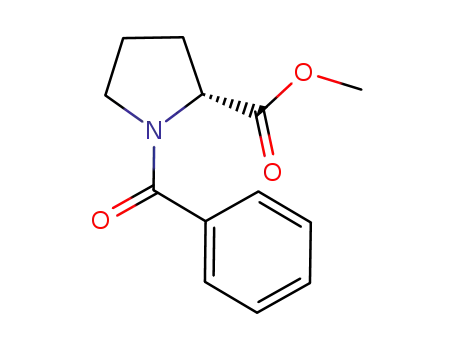 N-benzoyl-(2R)-methoxycarbonylpyrrolidine