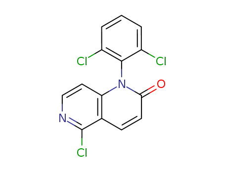 1,6-Naphthyridin-2(1H)-one, 5-chloro-1-(2,6-dichlorophenyl)-