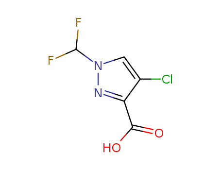 4-chloro-1-(difluoromethyl)-1H-pyrazole-3-carboxylic acid