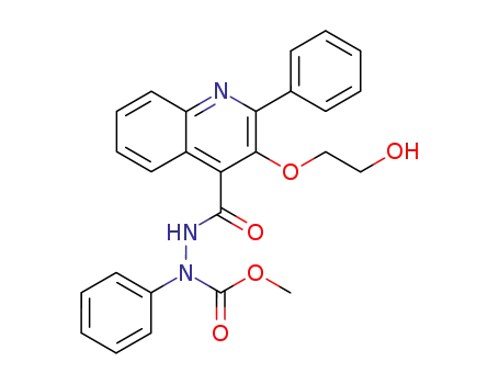 methyl 2-{[3-(2-hydroxyethoxy)-2-phenylquinolin-4-yl]carbonyl}-1-phenylhydrazinecarboxylate