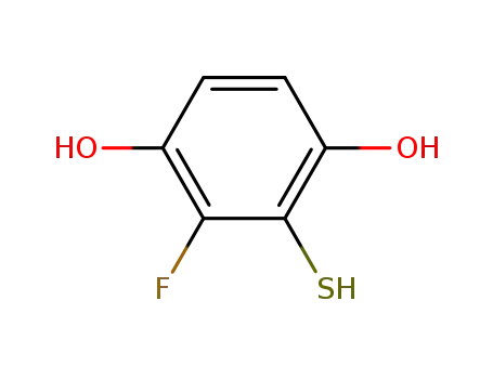 1,4-Benzenediol, 2-fluoro-3-mercapto- (9CI)