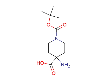 1-Boc-4-aminopiperidine-4-carboxylic acid cas no. 183673-71-4 98%