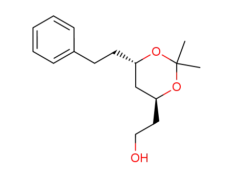 2-[(4S,6S)-2,2-dimethyl-6-(2-phenylethyl)-1,3-dioxan-4-yl]ethanol