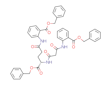 L-Glutamine,
3-oxo-N-[2-[(phenylmethoxy)carbonyl]phenyl]-b-alanyl-N-[2-[(phenylmeth
oxy)carbonyl]phenyl]-, phenylmethyl ester