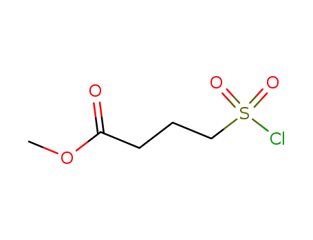 Molecular Structure of 81926-28-5 (3-(Methoxycarbonyl)propane-1-sulphonyl chloride, Methyl 4-(chlorosulphonyl)butyrate)