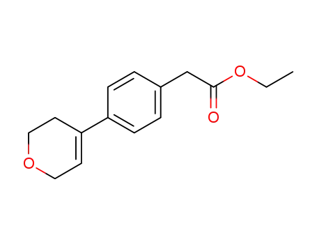 [4-(3,6-dihydro-2<i>H</i>-pyran-4-yl)-phenyl]-acetic acid ethyl ester