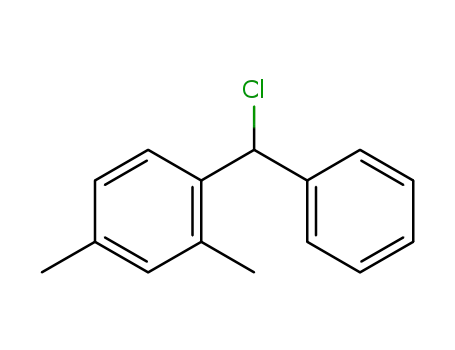 Molecular Structure of 65214-72-4 (Benzene, 1-(chlorophenylmethyl)-2,4-dimethyl-)