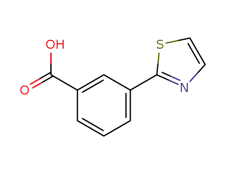 Molecular Structure of 847956-27-8 (3-THIAZOL-2-YL-BENZOIC ACID)