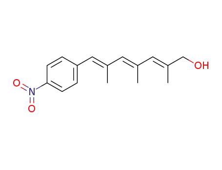 2,4,6-Heptatrien-1-ol, 2,4,6-trimethyl-7-(4-nitrophenyl)-, (2E,4E,6E)-