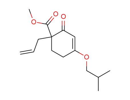 1-allyl-4-isobutoxy-2-oxo-cyclohex-3-enecarboxylic acid methyl ester