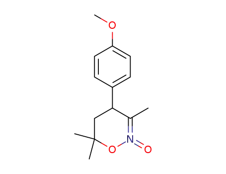 4-(4-methoxyphenyl)-3,6,6-trimethyl-5,6-dihydro-4H-1,2-oxazine 2-oxide
