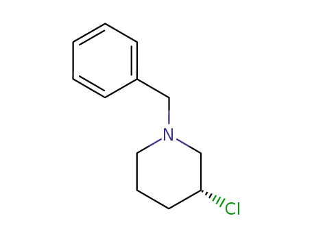 Molecular Structure of 240132-25-6 ((3R)-1-BENZYL-3-CHLOROPIPERIDINE)