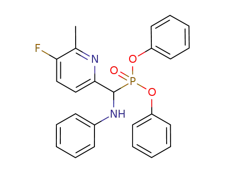 포스폰산, P-[(5-플루오로-6-메틸-2-피리디닐)(페닐아미노)메틸]-, 디페닐 에스테르