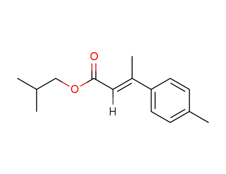 2-Butenoic acid, 3-(4-methylphenyl)-, 2-methylpropyl ester