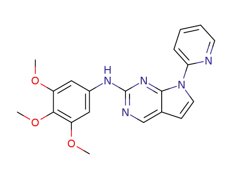 (7-pyridin-2-yl-7H-pyrrolol[2,3-d]pyrimidin-2-yl)-(3,4,5,-trimethoxy-phenyl)-amine