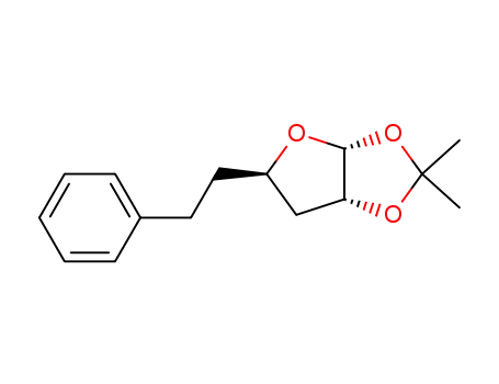 (3aR,5R,6aR)-2,2-Dimethyl-5-phenethyl-tetrahydro-furo[2,3-d][1,3]dioxole