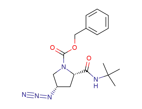 (2S,4S)-4-azido-1-benzyloxycarbonyl-2-tert-butylaminocarbonylpyrrolidine