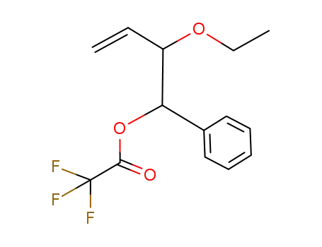 Molecular Structure of 934668-03-8 (2-ethoxy-1-phenylbut-3-enyl 2,2,2-trifluoroacetate)