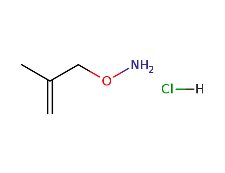 Molecular Structure of 54149-64-3 (O-(2-Methyl-allyl)-hydroxylamine hydrochloride)