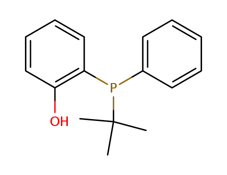 Molecular Structure of 185509-27-7 (Phenol, 2-[(1,1-dimethylethyl)phenylphosphino]-)