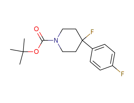 tert-butyl 4-fluoro-4-(4-fluorophenyl)piperidine-1-carboxylate