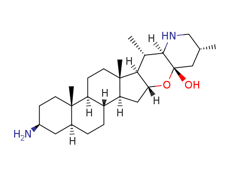 Naphth[2'',1'':4',5']indeno[1',2':5,6]pyrano[3,2-b]pyridin-11a(1H)-ol,2-aminodocosahydro-4a,6a,7,10-tetramethyl-,(2S,4aS,4bS,6aS,6bR,7S,7aR,10R,11aS,12aR,13aS,13bR,15aS)-