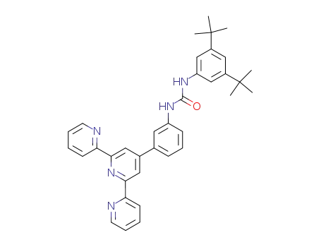 1-(3,5-di-<i>tert</i>-butyl-phenyl)-3-(3-[2,2';6',2'']terpyridin-4'-yl-phenyl)-urea