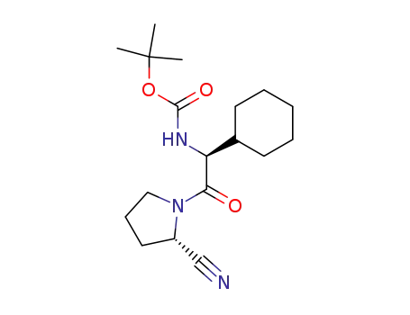 Carbamic acid,
[(1S)-2-[(2S)-2-cyano-1-pyrrolidinyl]-1-cyclohexyl-2-oxoethyl]-,
1,1-dimethylethyl ester