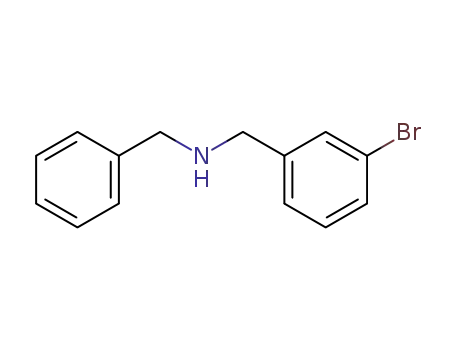 Molecular Structure of 70251-03-5 (BENZYL-(3-BROMOBENZYL)AMINE)