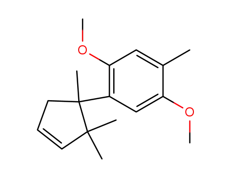Benzene, 1,4-dimethoxy-2-methyl-5-(1,2,2-trimethyl-3-cyclopenten-1-yl)-