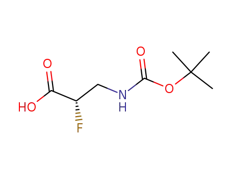 프로판산, 3-[[(1,1-디메틸에톡시)카르보닐]아미노]-2-플루오로-, (2R)-(9CI)