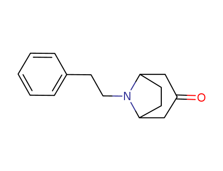 8-Azabicyclo[3.2.1]octan-3-one, 8-(2-phenylethyl)-