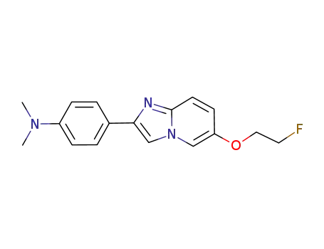Benzenamine,
4-[6-(2-fluoroethoxy)imidazo[1,2-a]pyridin-2-yl]-N,N-dimethyl-