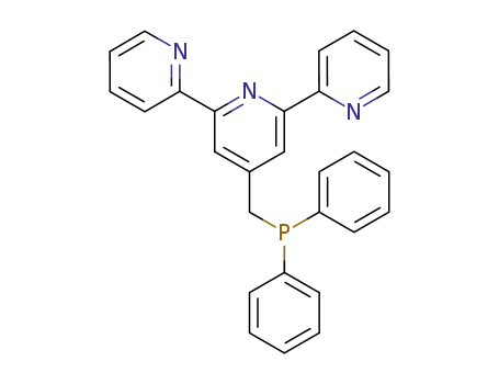 Molecular Structure of 288103-62-8 (4'-[(Diphenylphosphanyl)-methyl]-[2,2';6',2'']terpyridine)